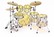 Пластик REMO BE-0314-CT-YE Emperor Colortone Yellow Drumhead, 14