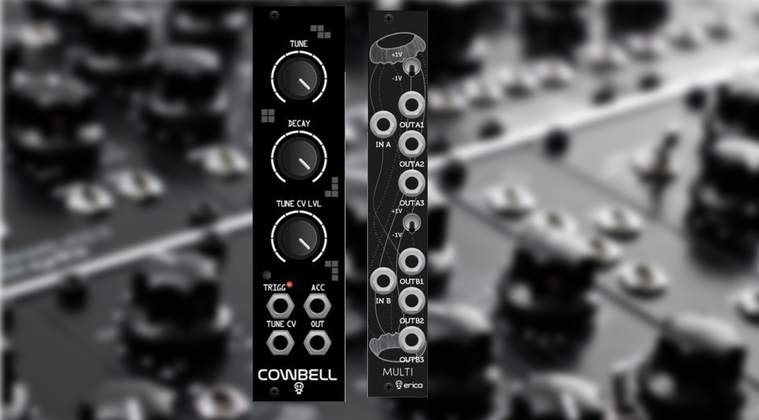 Erica Synths Eurorack-модули Cowbell и Black Multi Eurorack с бесплатными модулями для VCV Rack