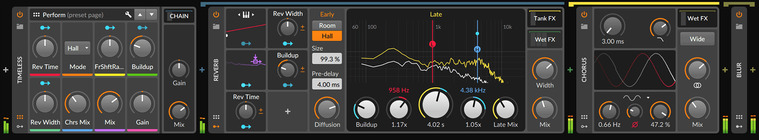 Bitwig Studio  Audio FX - Space, Time, Color