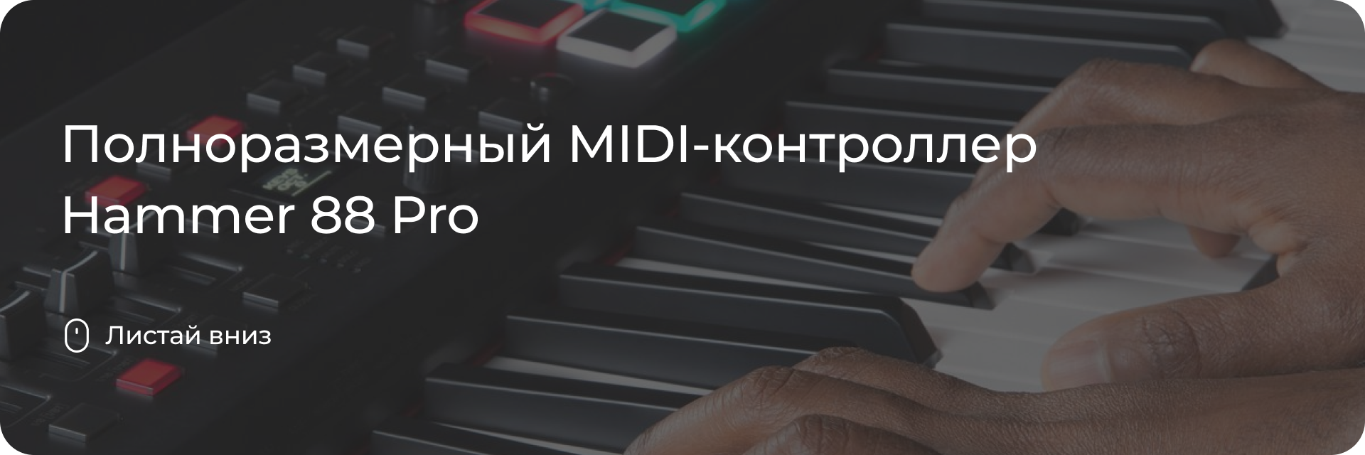 Новый MIDI-контроллер Hammer 88 Pro