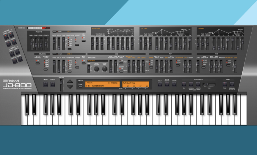 Roland опубликовали плагин JD-800 Synthesizer в Roland Cloud